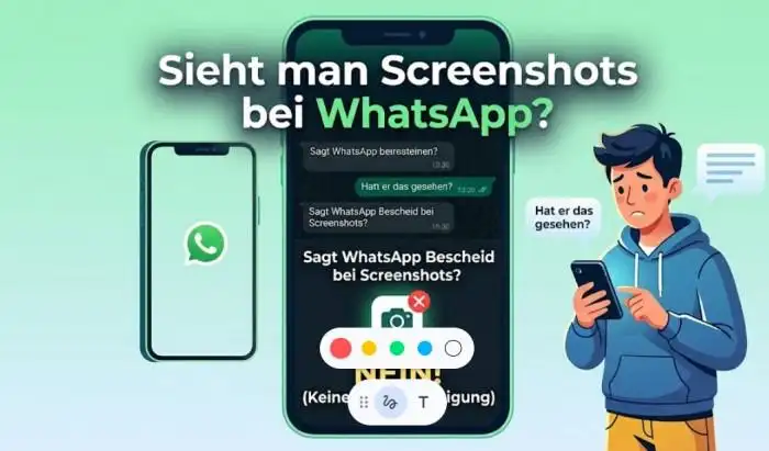 Sieht man Screenshots bei WhatsApp