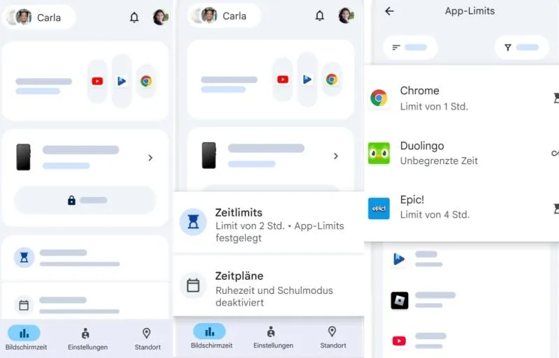 Google Family Link Kindersicherung