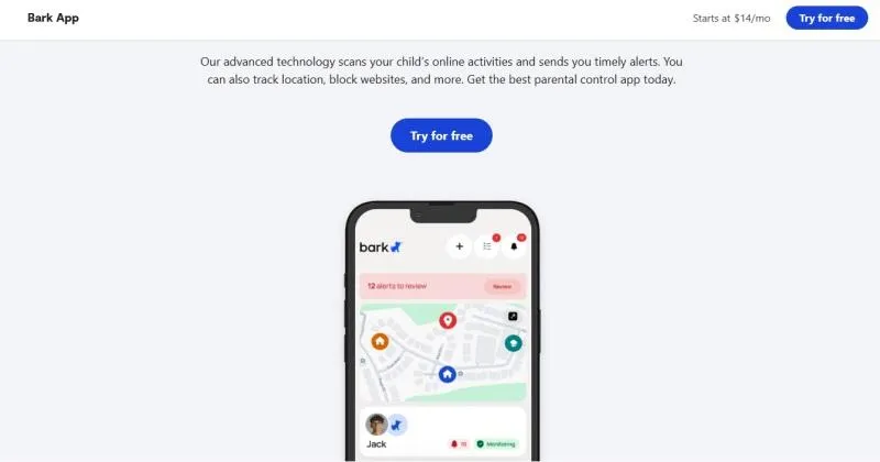 Bark Kindersicherungsapp