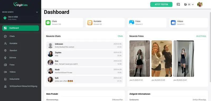 WhatsApp Nachrichten mitlesen