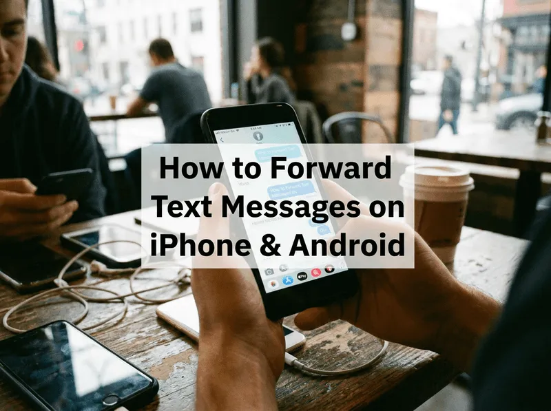 How to Forward SMS to Another Phone Automatically (iPhone & Android) cover image