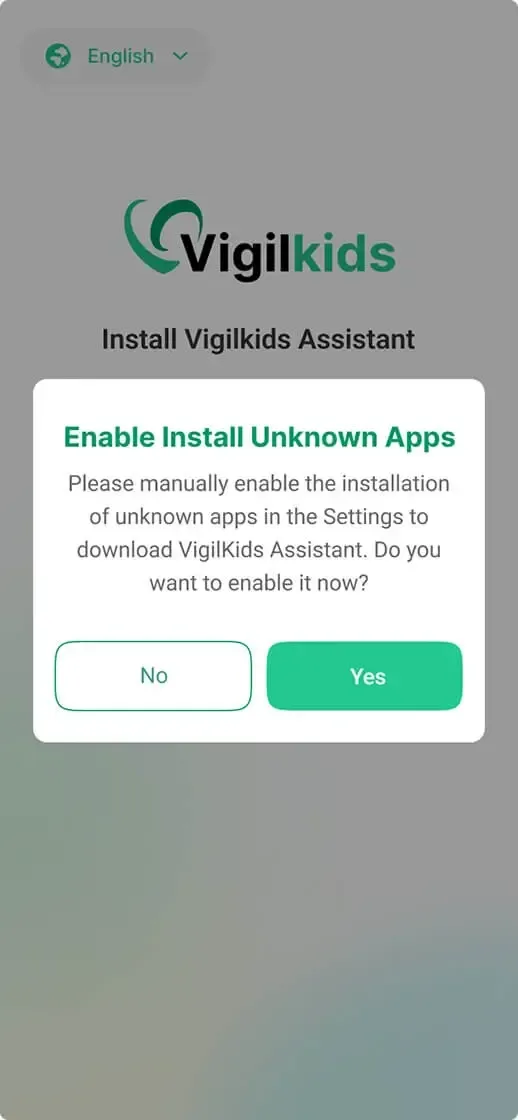 enable install unknown