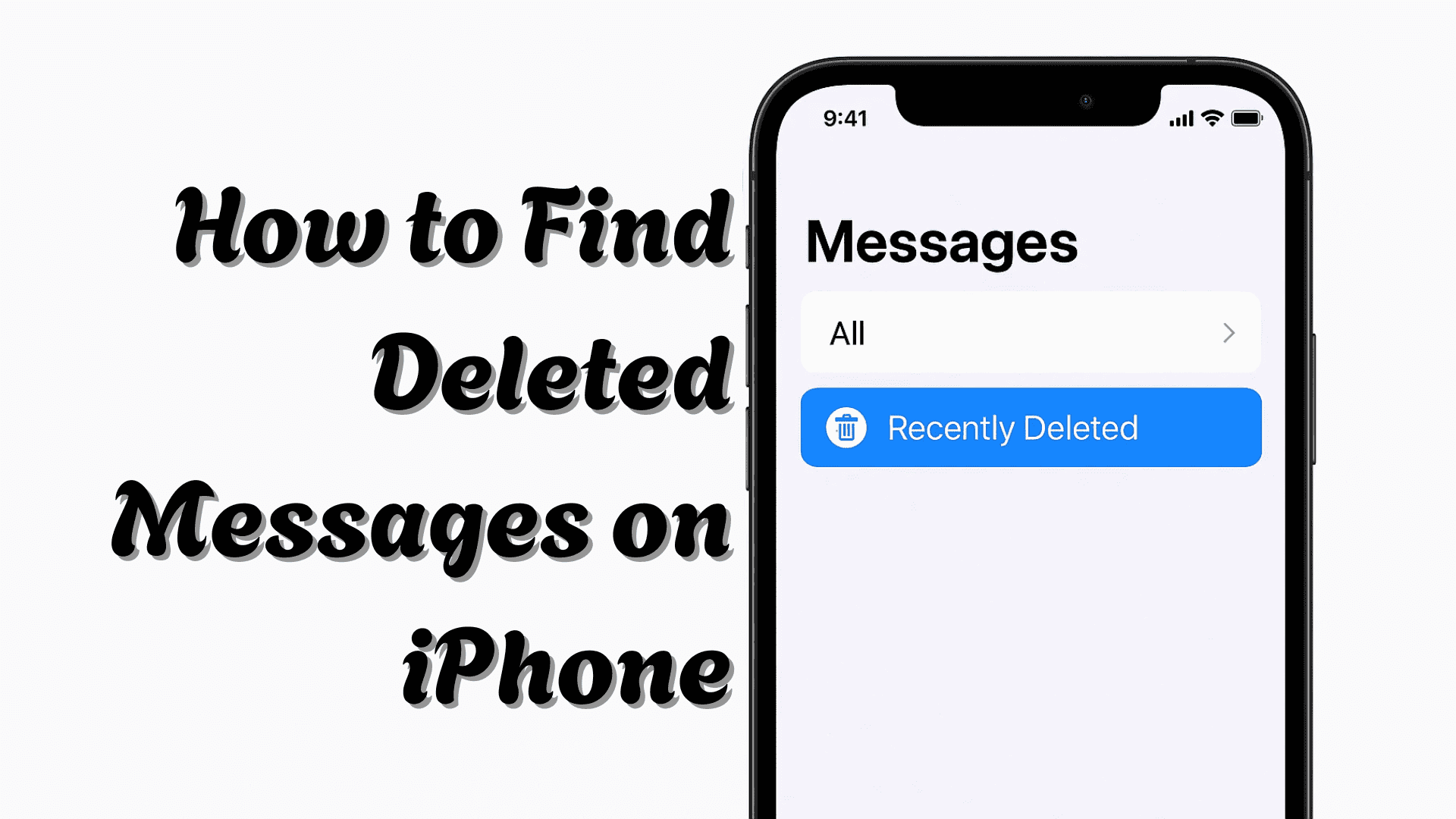 how to find deleted messages on iphone