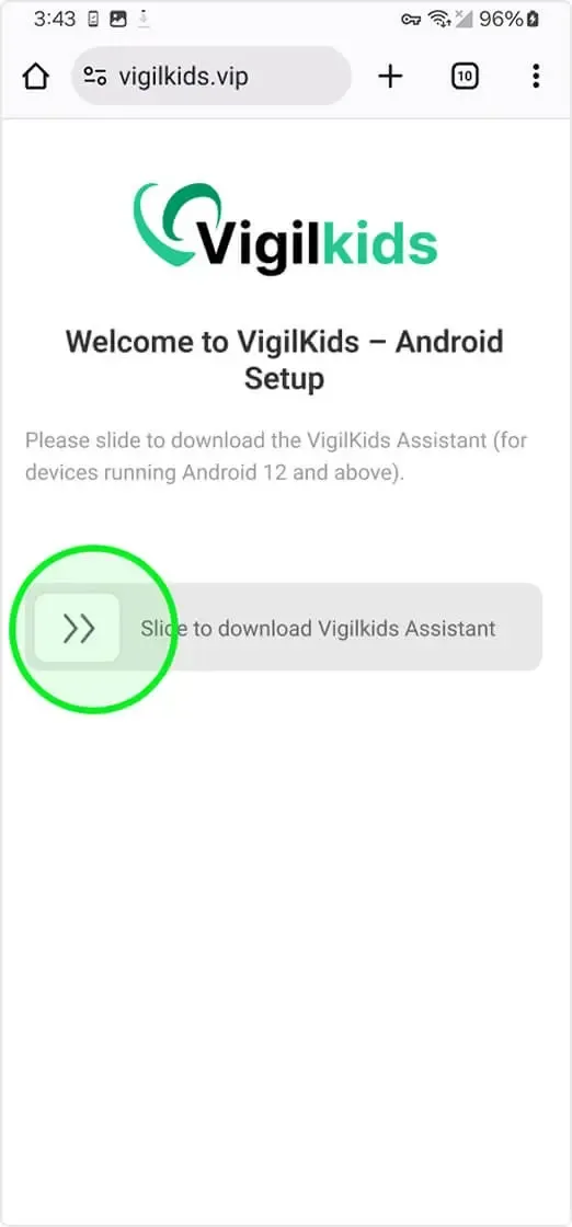 install vigikids assistant