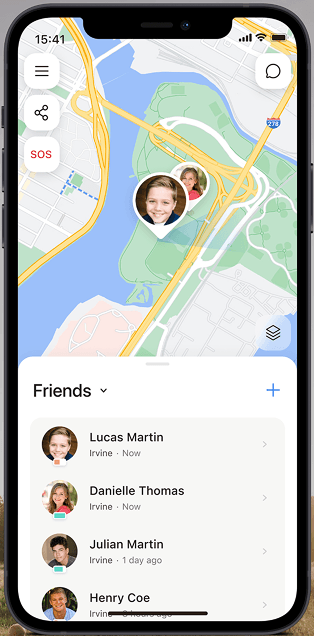 isharing family location tracker