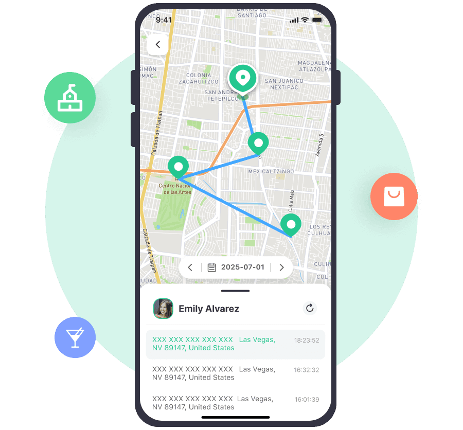 View Location History