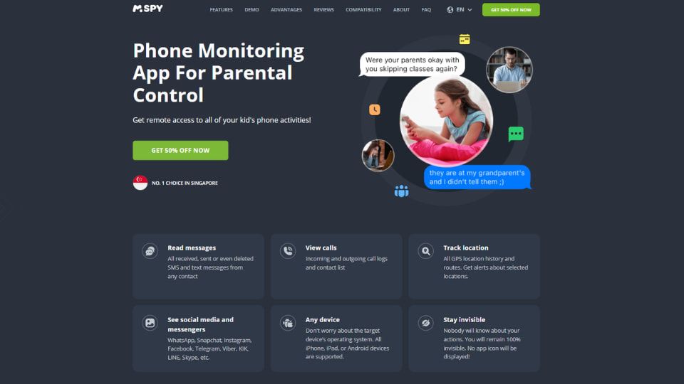 parent app to monitor text messages with deep logs mspy