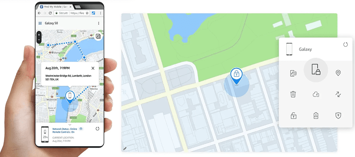 samsung find my tracking application for android