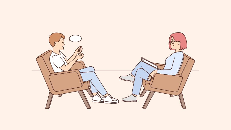 talk with a therapist after recognizing signs of a toxic relationship