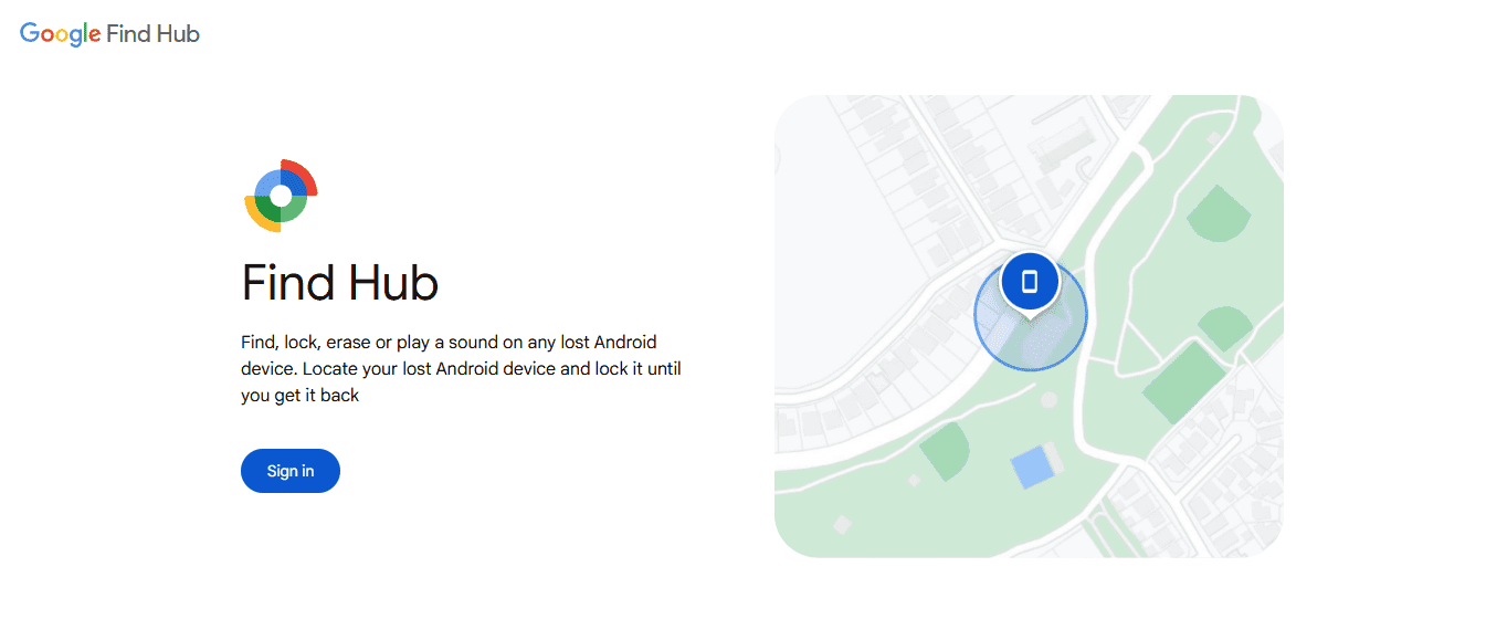 use google find my device