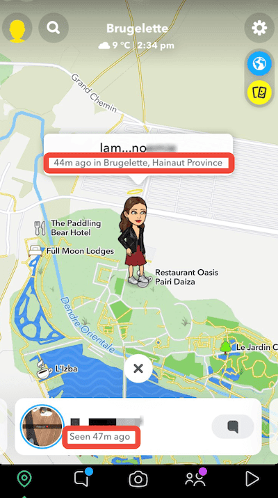 use snapchat map