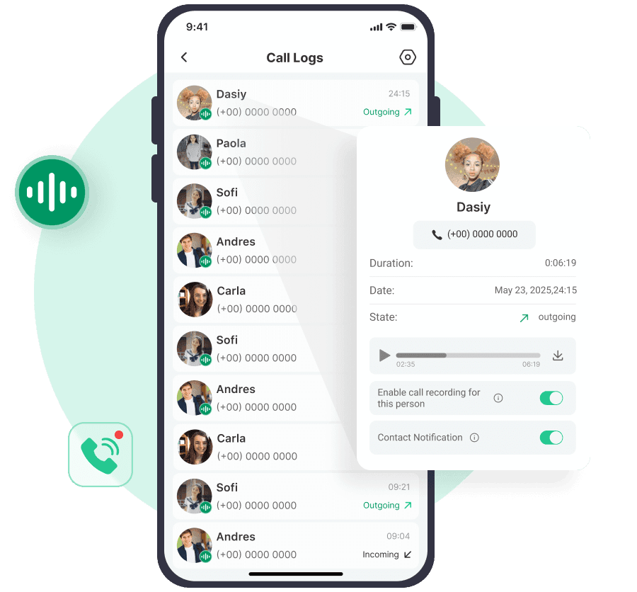View All Call Logs Anytime, Anywhere