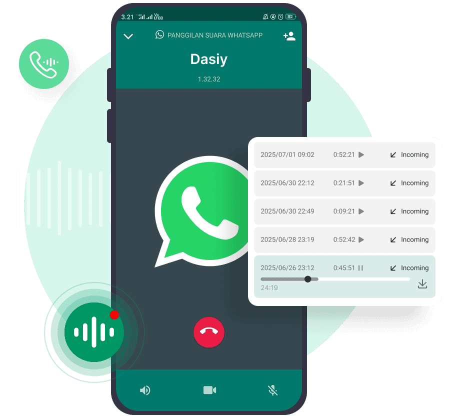 Record WhatsApp Voice & Video Calls Effortlessly